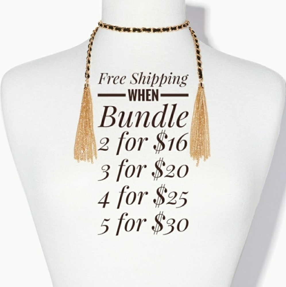 Shimmering Tassels Wraparound Choker - Picture 4 of 4